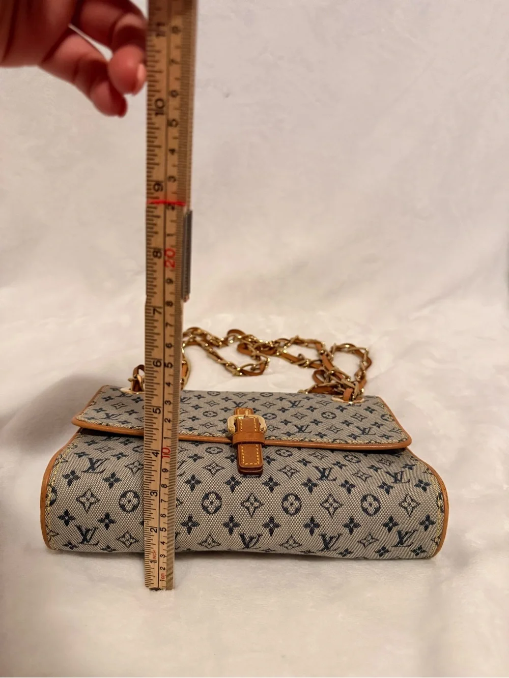 Louis Vuitton Monogram Mini Lin Camille Crossbody/ Shoulder Bag SP1000